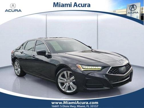 Phantom Violet Pearl 2021 Acura TLX Technology