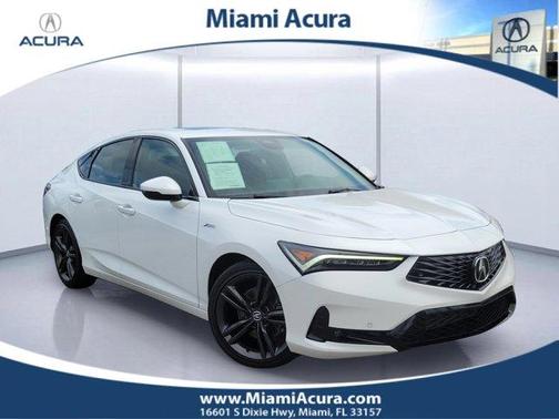 Platinum White 2024 Acura Integra A-Spec Technology