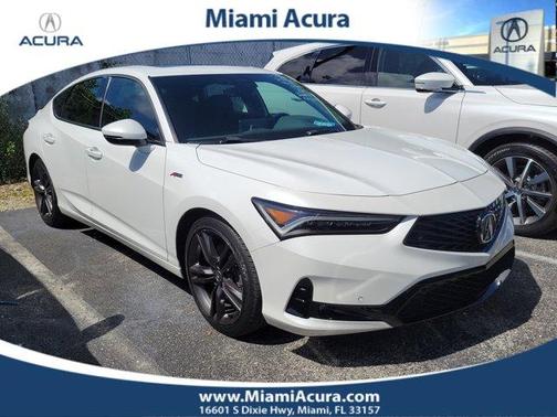 Platinum White 2024 Acura Integra A-Spec Technology