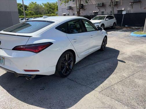 Platinum White 2024 Acura Integra A-Spec Technology