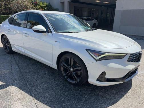 Platinum White 2024 Acura Integra A-Spec Technology