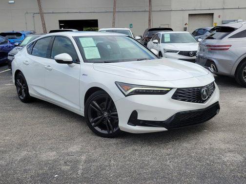 Platinum White 2024 Acura Integra A-Spec Technology