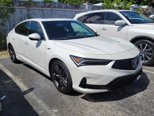 Platinum White 2024 Acura Integra A-Spec Technology