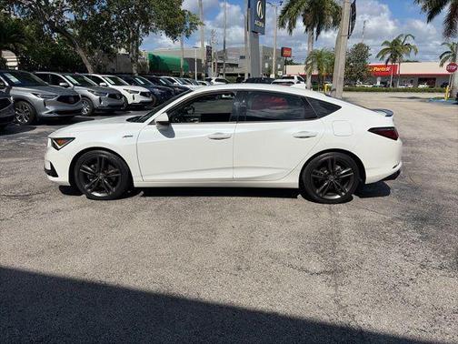 Platinum White 2024 Acura Integra A-Spec Technology