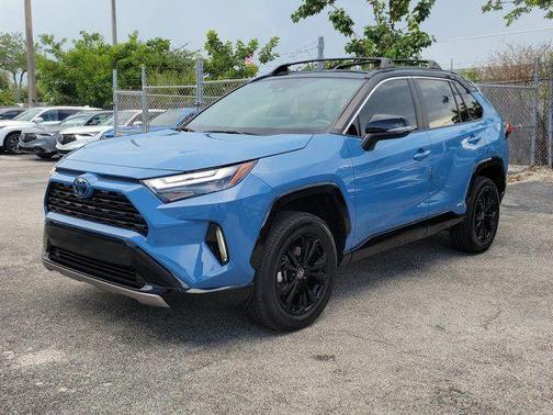 Cavalry Blue 2023 Toyota RAV4 Hybrid XSE