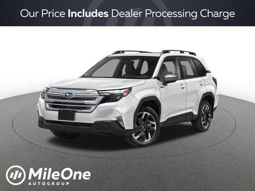 Crystal White 2026 Subaru Forester Hybrid Premium