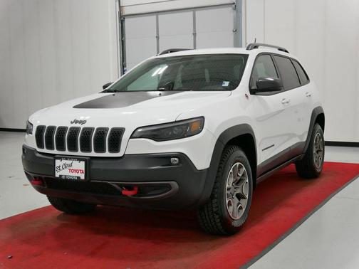 Bright White Clearcoat 2020 Jeep Cherokee Trailhawk