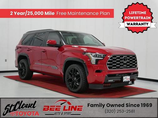Supersonic Red 2026 Toyota Sequoia Platinum