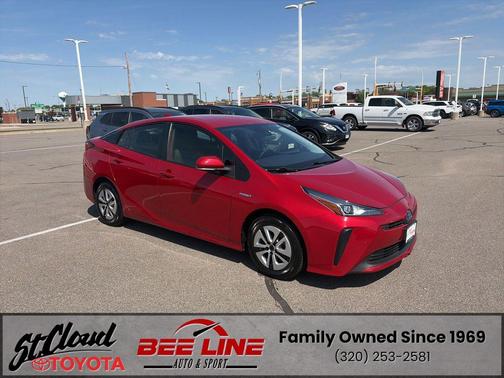 Supersonic Red 2022 Toyota Prius LE