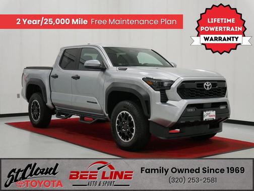 Celestial Silver Metallic 2025 Toyota Tacoma Hybrid TRD Off Road Truck