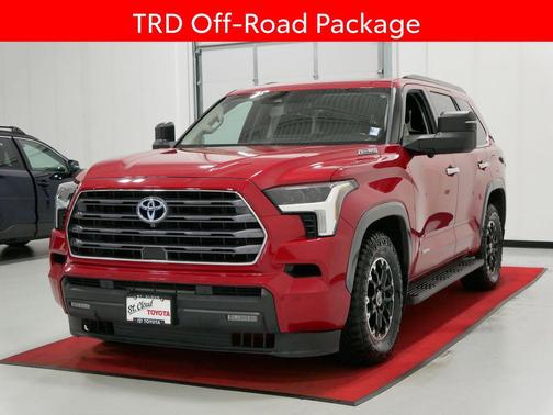 Supersonic Red 2023 Toyota Sequoia Limited