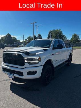 Pearl White 2022 RAM 2500 Laramie Crew Cab 4x4 6'4' Box