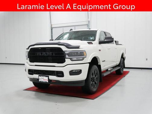 Pearl White 2022 RAM 2500 Laramie Crew Cab 4x4 6'4' Box