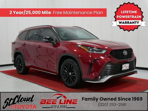 Ruby Flare Pearl 2024 Toyota Highlander XSE