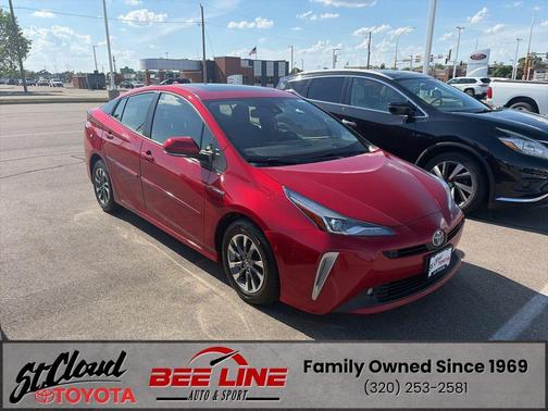 Supersonic Red 2022 Toyota Prius Limited