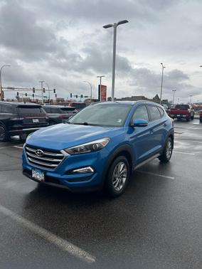 Aqua Blue 2018 Hyundai TUCSON SEL Plus