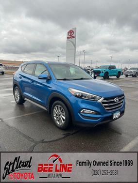 Aqua Blue 2018 Hyundai TUCSON SEL Plus