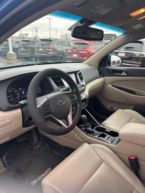 Aqua Blue 2018 Hyundai TUCSON SEL Plus