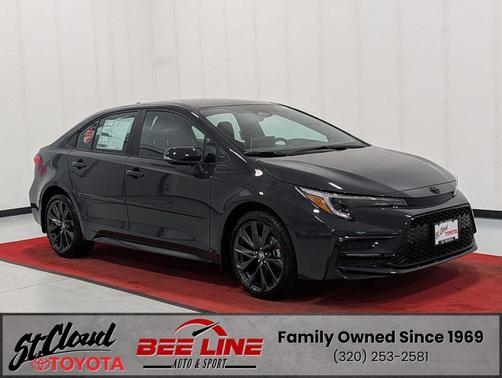 Underground/Midnight Black Metallic 2026 Toyota Corolla SE Sedan