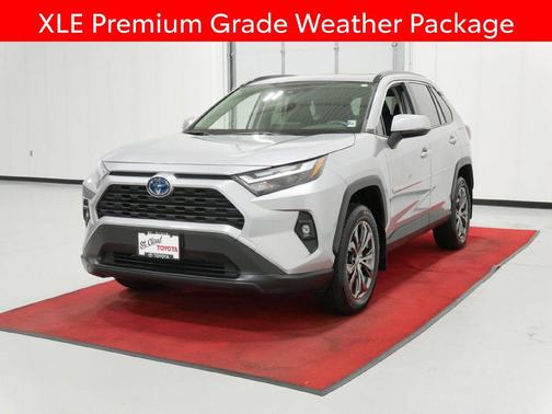 Silver Sky Metallic 2022 Toyota RAV4 Hybrid XLE Premium