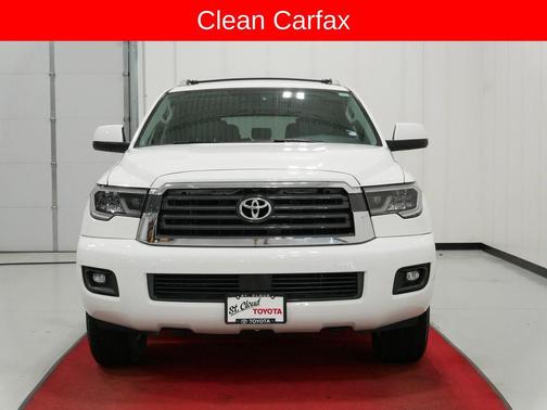 Super White 2019 Toyota Sequoia SR5