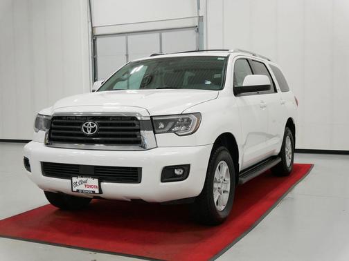 Super White 2019 Toyota Sequoia SR5