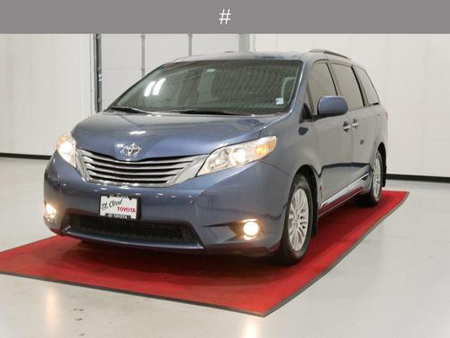 Shoreline Mist 2017 Toyota Sienna XLE Premium