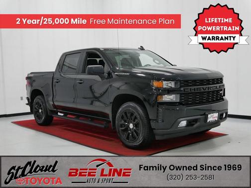 Black 2021 Chevrolet Silverado 1500 Custom