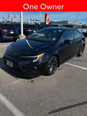 Midnight Black 2025 Toyota Corolla XSE