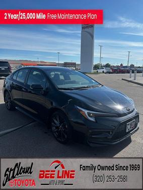 Midnight Black 2025 Toyota Corolla XSE
