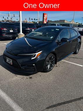 Midnight Black 2025 Toyota Corolla XSE