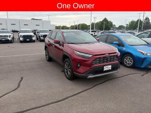 Ruby Flare Pearl 2022 Toyota RAV4 Hybrid Limited