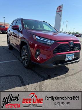 Ruby Flare Pearl 2023 Toyota RAV4 Hybrid XLE Premium