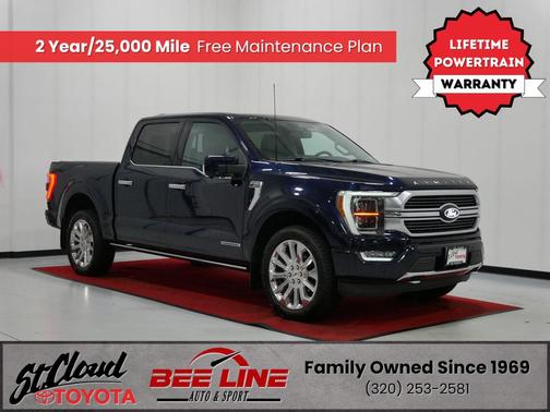 Antimatter Blue Metallic 2023 Ford F-150 Limited