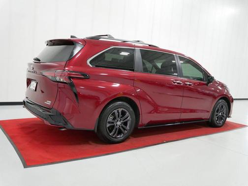 Ruby Flare Pearl 2024 Toyota Sienna XSE 7 Passenger