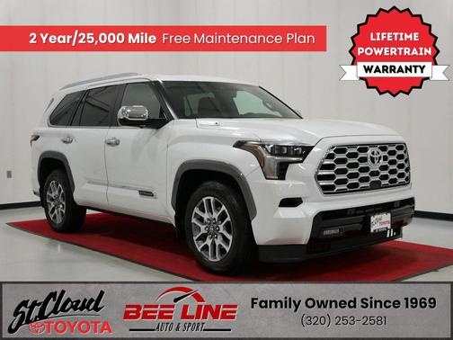 Wind Chill Pearl 2025 Toyota Sequoia 1794 Edition