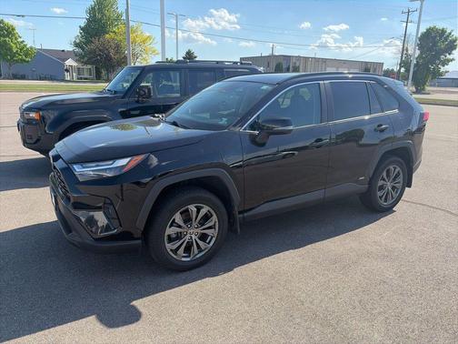 Midnight Black Metallic 2022 Toyota RAV4 Hybrid XLE Premium
