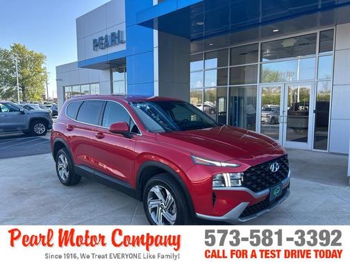 Calypso Red 2021 Hyundai SANTA FE SE