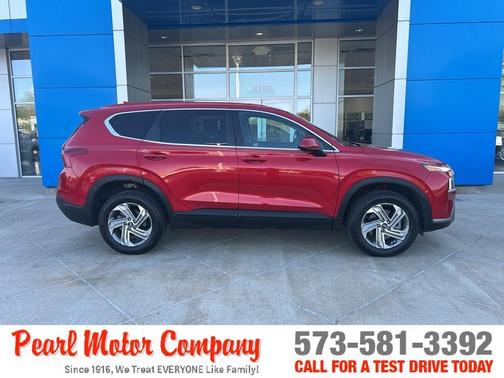 Calypso Red 2021 Hyundai SANTA FE SE