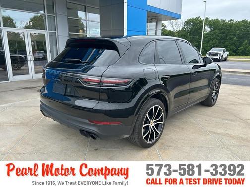 Black 2023 Porsche Cayenne Platinum Edition