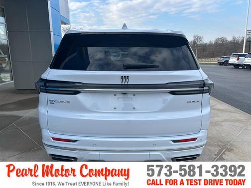 White Tri-Coat 2026 Buick Enclave Avenir