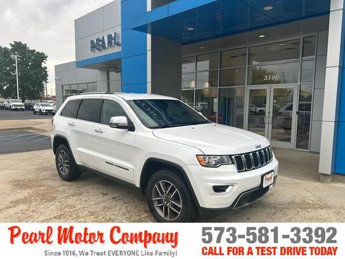 Bright White Clearcoat 2019 Jeep Grand Cherokee Limited