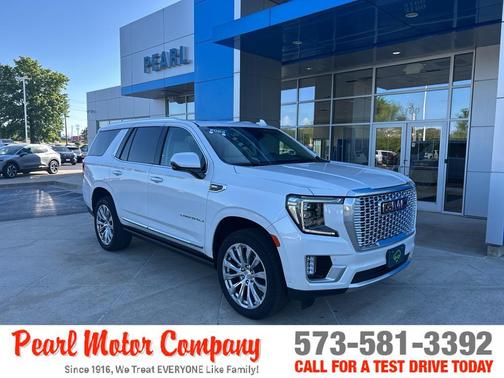 White Frost Tri-Coat 2024 GMC Yukon Denali