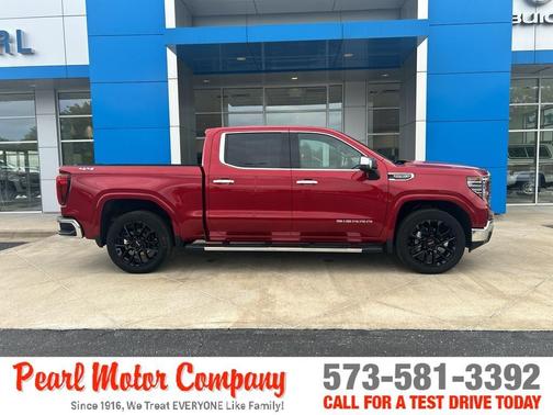 Volcanic Red 2025 GMC Sierra 1500 SLT
