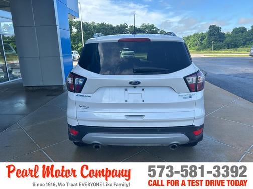 White Platinum Tri-Coat Metallic 2017 Ford Escape Titanium