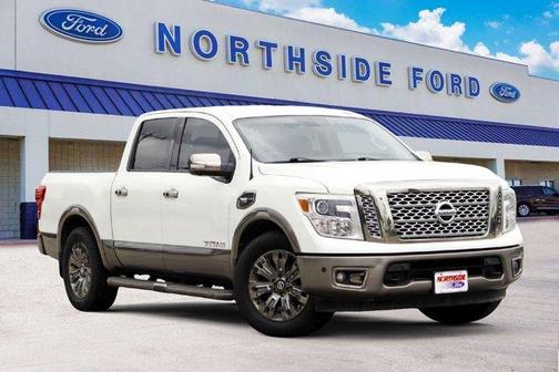 White 2017 Nissan Titan Platinum Reserve