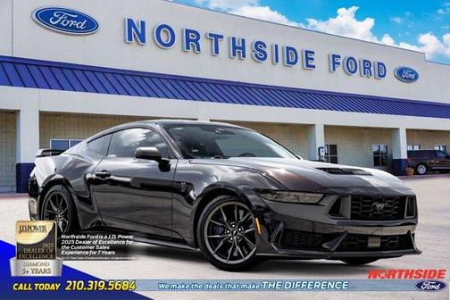 Blue 2024 Ford Mustang Dark Horse