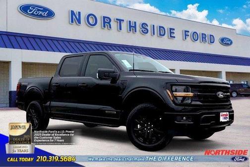 Agate Black Metallic 2025 Ford F-150 XLT Truck