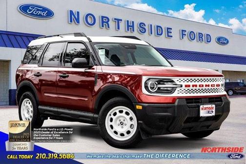 Ruby Red Metallic Tinted Clearcoat 2025 Ford Bronco Sport Heritage SUV