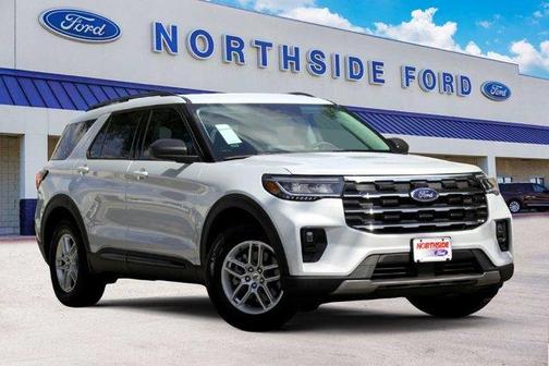 Space White Metallic 2026 Ford Explorer Active